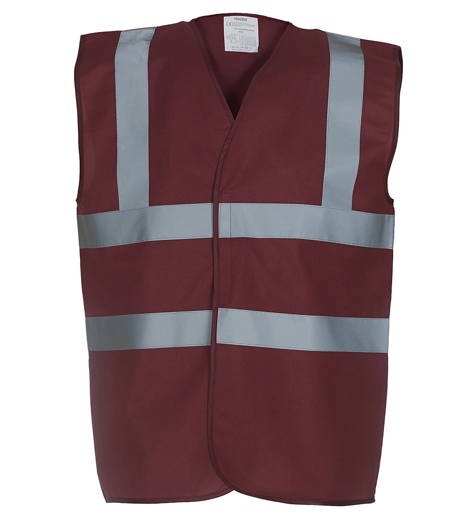 Yoko Hi-Vis YK102 Two Band and Braces Waistcoat