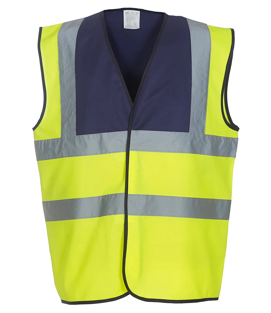 Yoko Hi-Vis YK102 Two Band and Braces Waistcoat