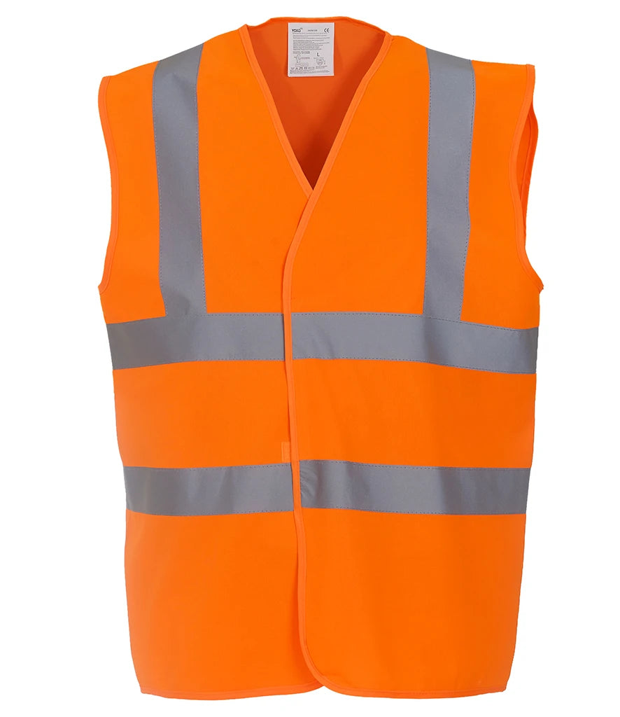 Yoko Hi-Vis YK102 Two Band and Braces Waistcoat