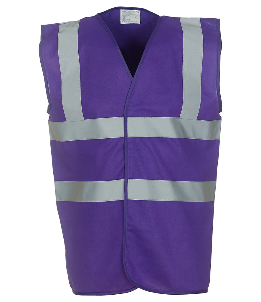 Yoko Hi-Vis YK102 Two Band and Braces Waistcoat