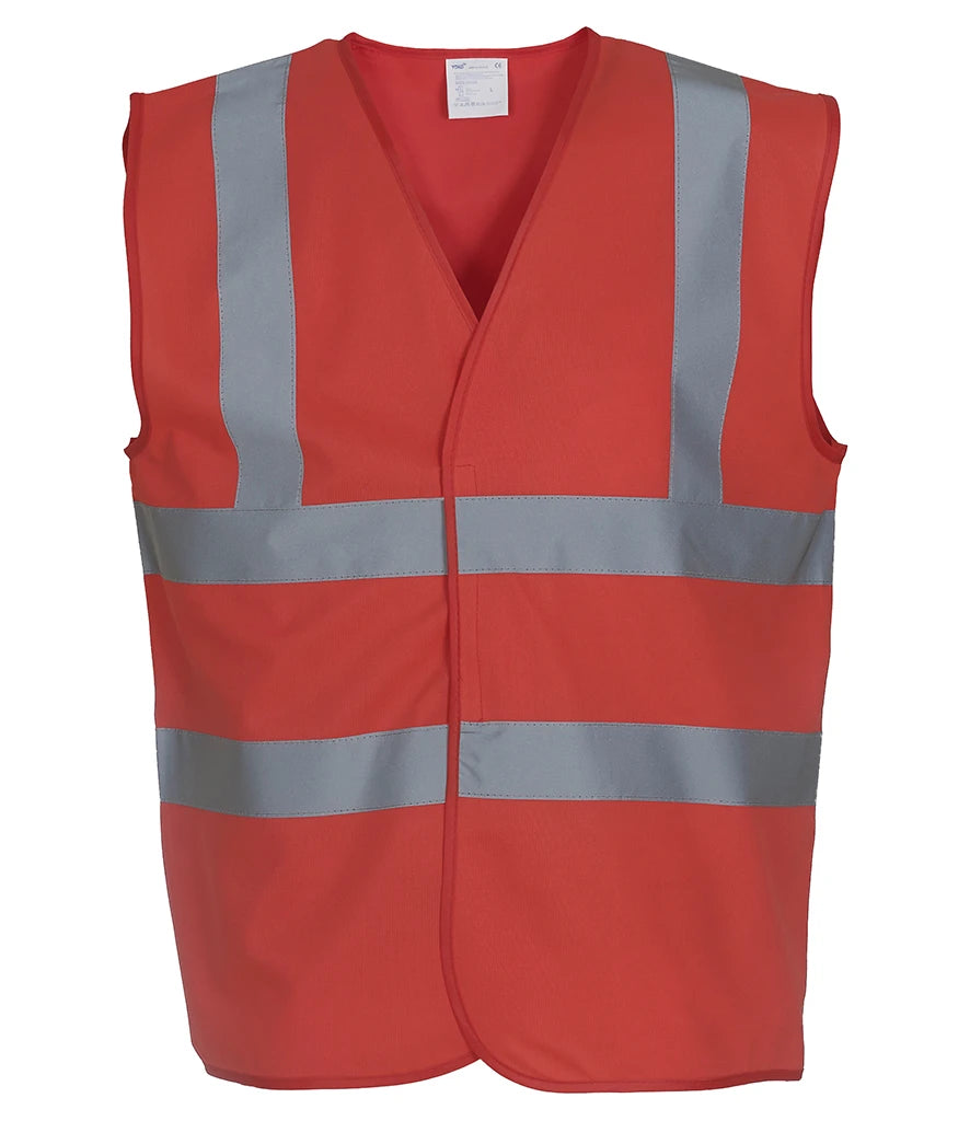 Yoko Hi-Vis YK102 Two Band and Braces Waistcoat