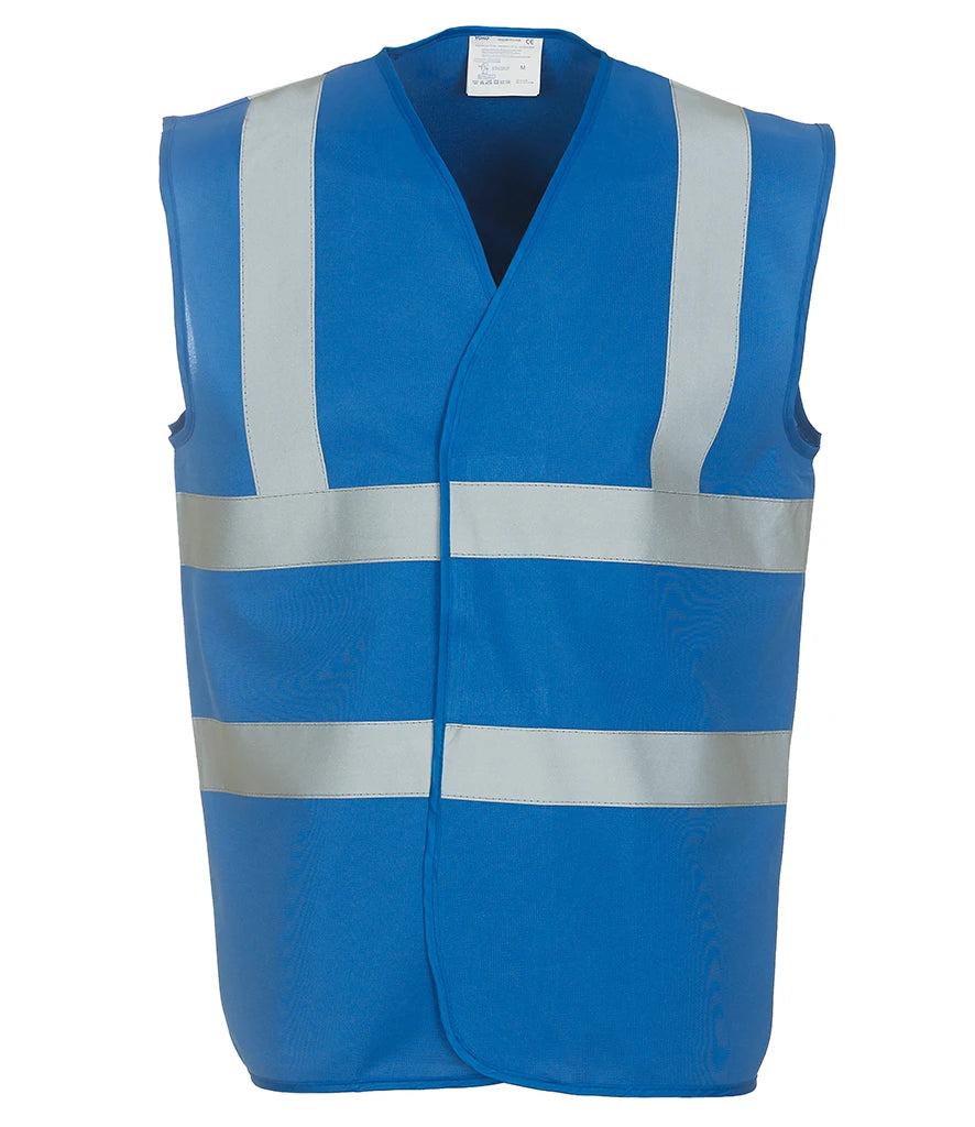Yoko Hi-Vis YK102 Two Band and Braces Waistcoat