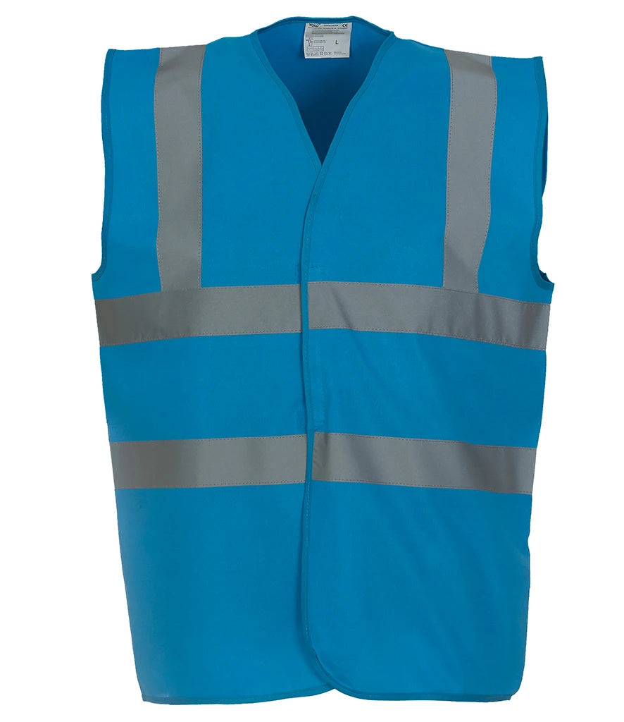 Yoko Hi-Vis YK102 Two Band and Braces Waistcoat