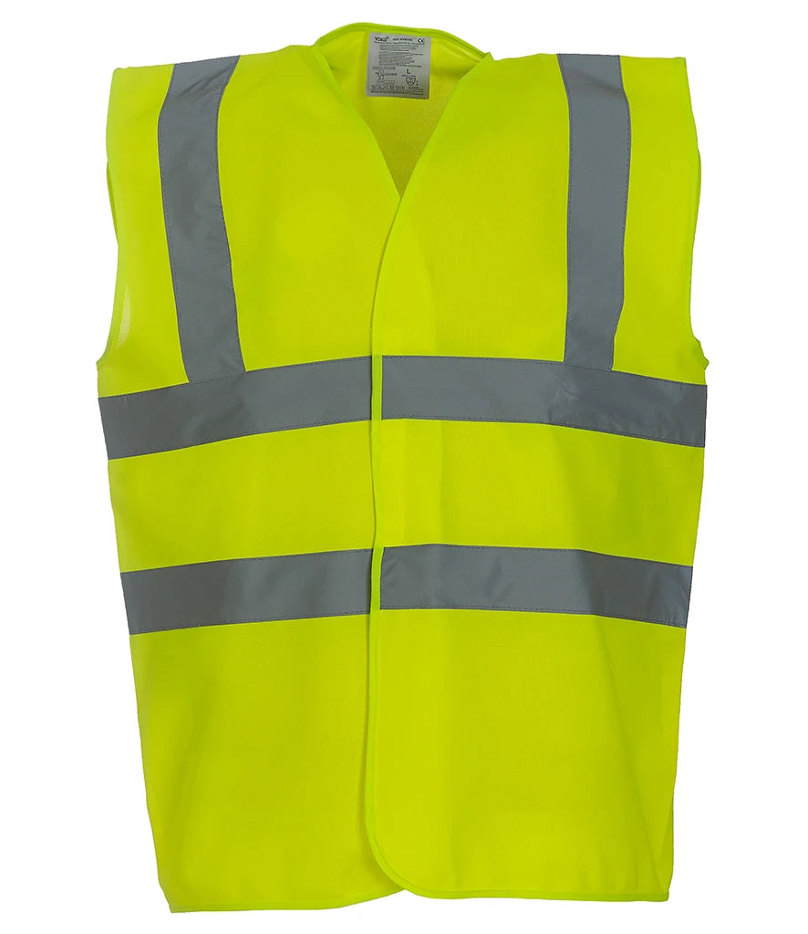 Yoko Hi-Vis YK102 Two Band and Braces Waistcoat