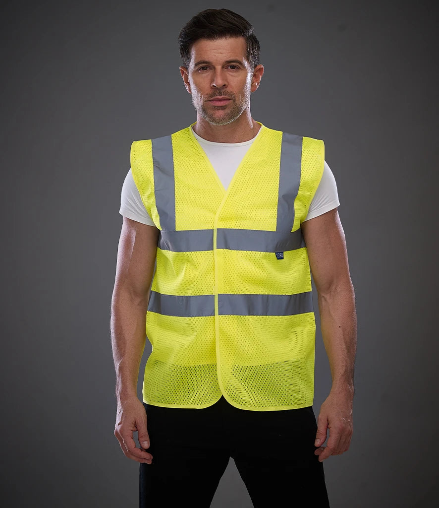 Yoko Hi-Vis YK104 Top Cool Open Mesh Waistcoat