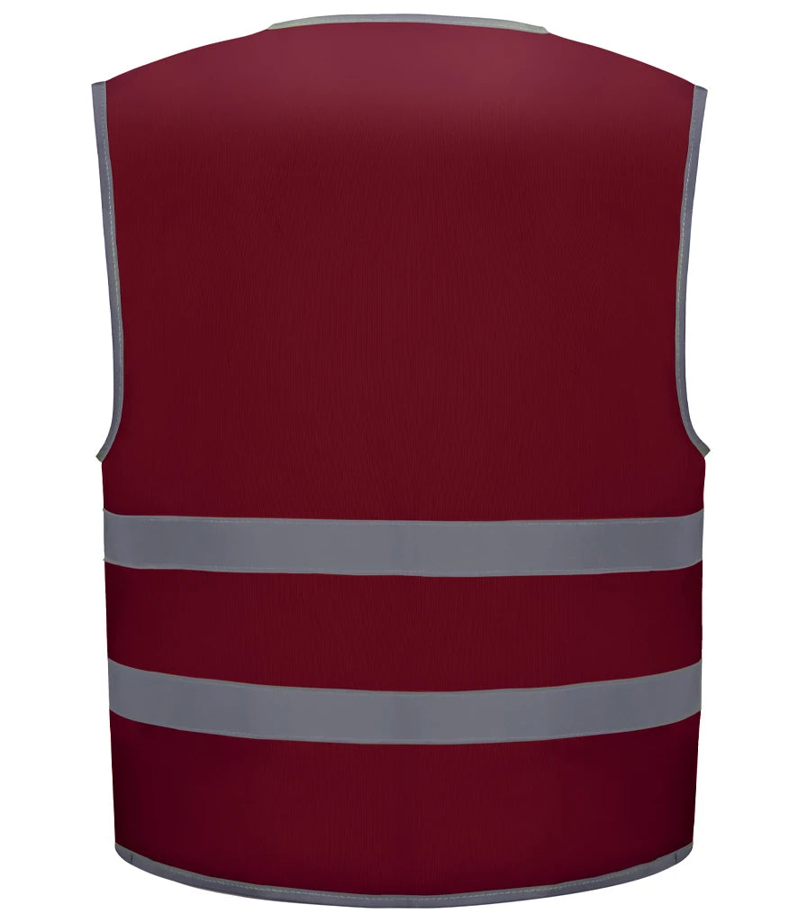 Yoko Hi-Vis YK106B Kids Two Band Waistcoat