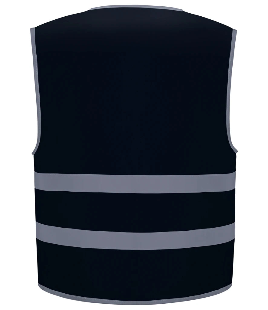 Yoko Hi-Vis YK106B Kids Two Band Waistcoat