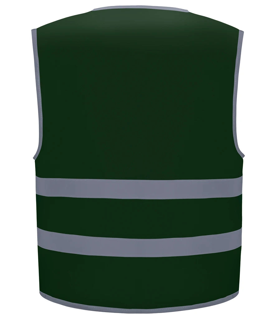 Yoko Hi-Vis YK106B Kids Two Band Waistcoat