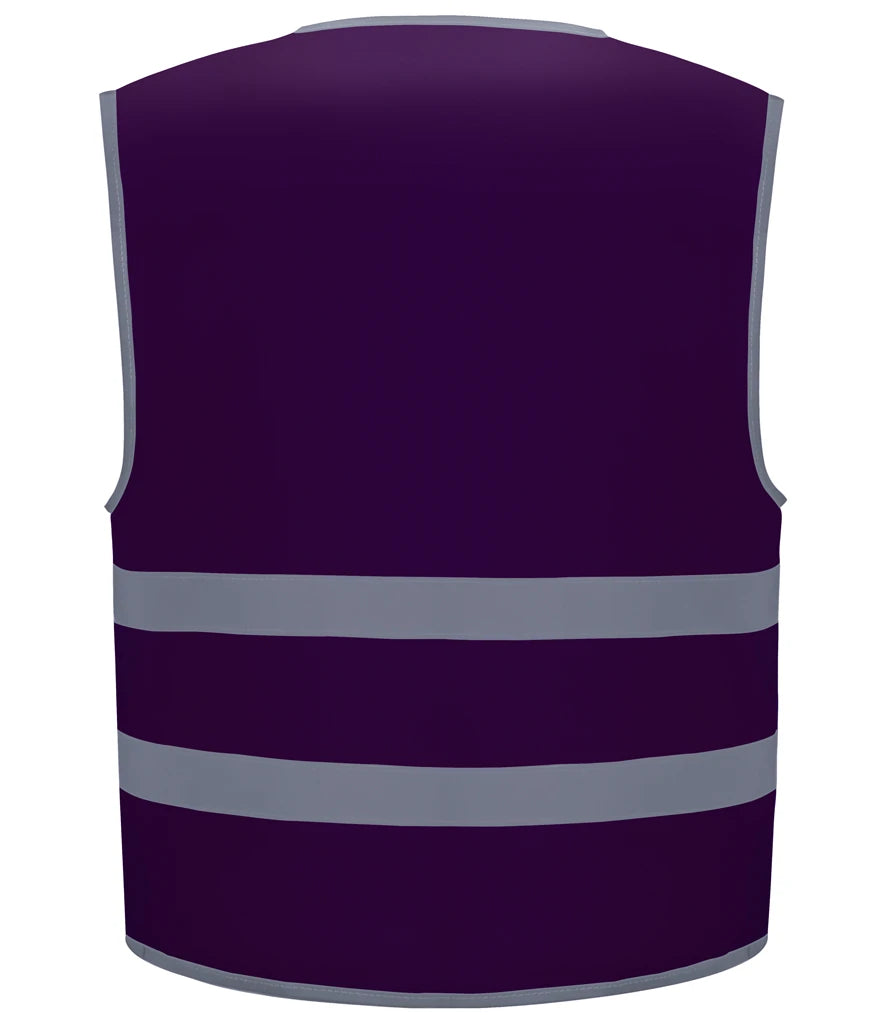 Yoko Hi-Vis YK106B Kids Two Band Waistcoat