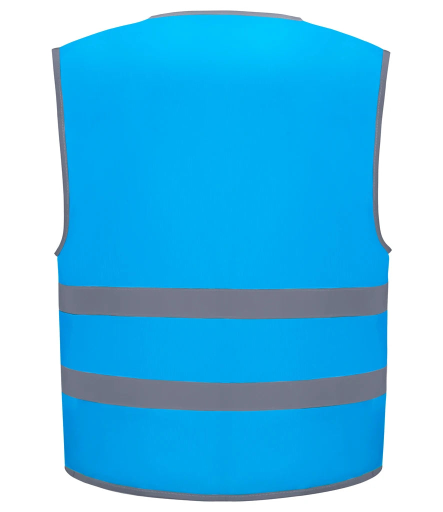 Yoko Hi-Vis YK106B Kids Two Band Waistcoat