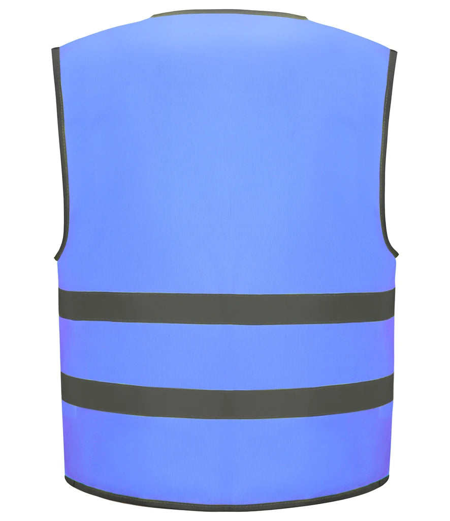 Yoko Hi-Vis YK106B Kids Two Band Waistcoat