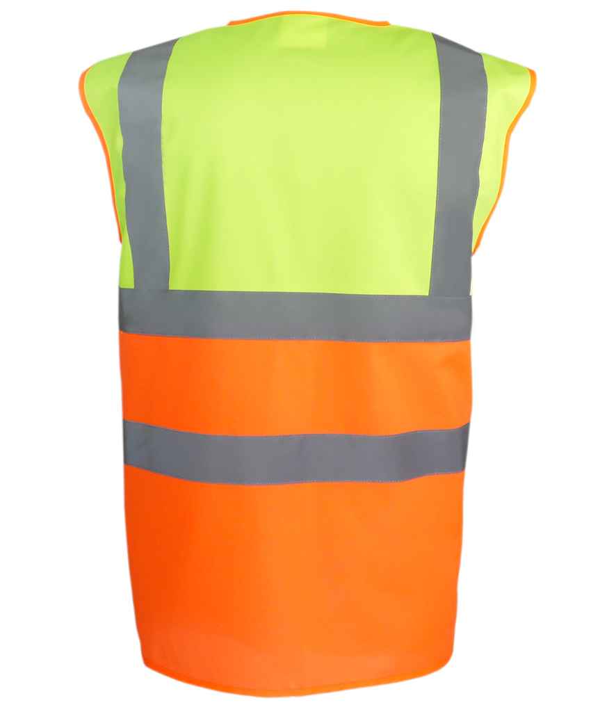Yoko Hi-Vis YK111 Two Tone Waistcoat