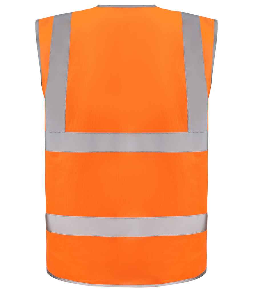 Yoko Hi-Vis YK113 Zip ID Two Band & Braces Waistcoat