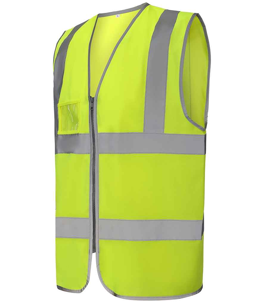 Yoko Hi-Vis YK113 Zip ID Two Band & Braces Waistcoat