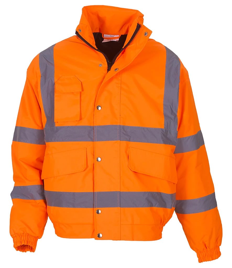Yoko Hi-Vis Classic YK200 Bomber Jacket