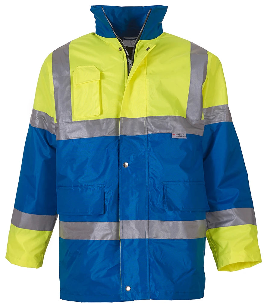 Yoko Hi-Vis Contrast YK205 Jacket