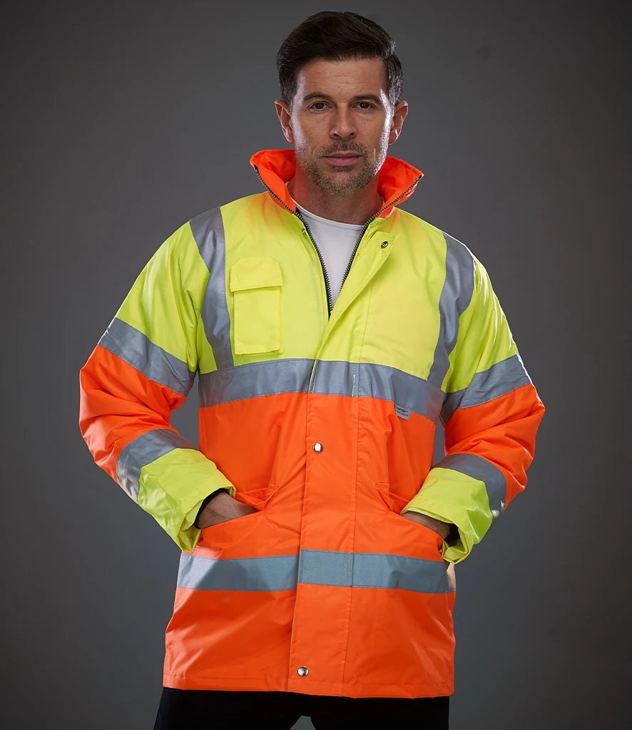 Yoko Hi-Vis Contrast YK205 Jacket
