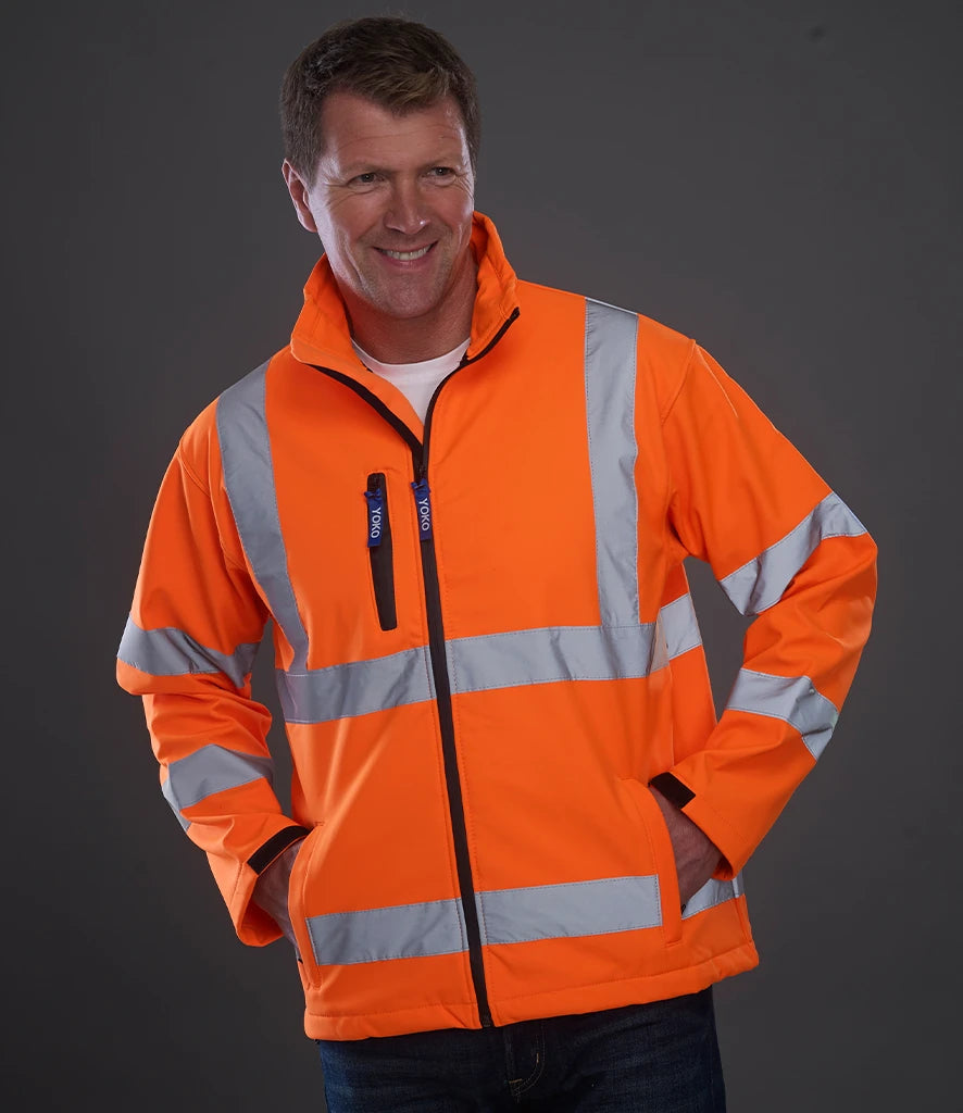 Yoko Hi-Vis YK206 Soft Shell Jacket