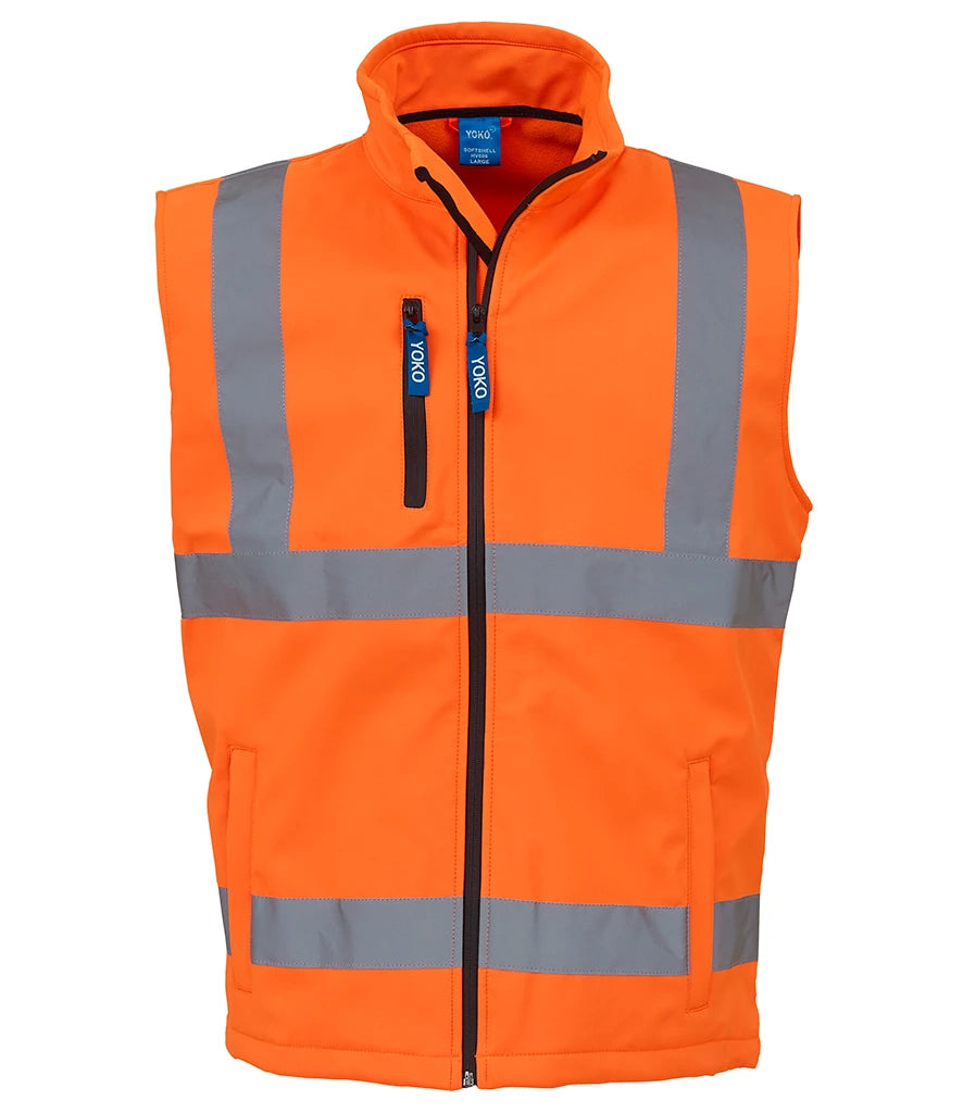 Yoko Hi-Vis YK207 Soft Shell Gilet