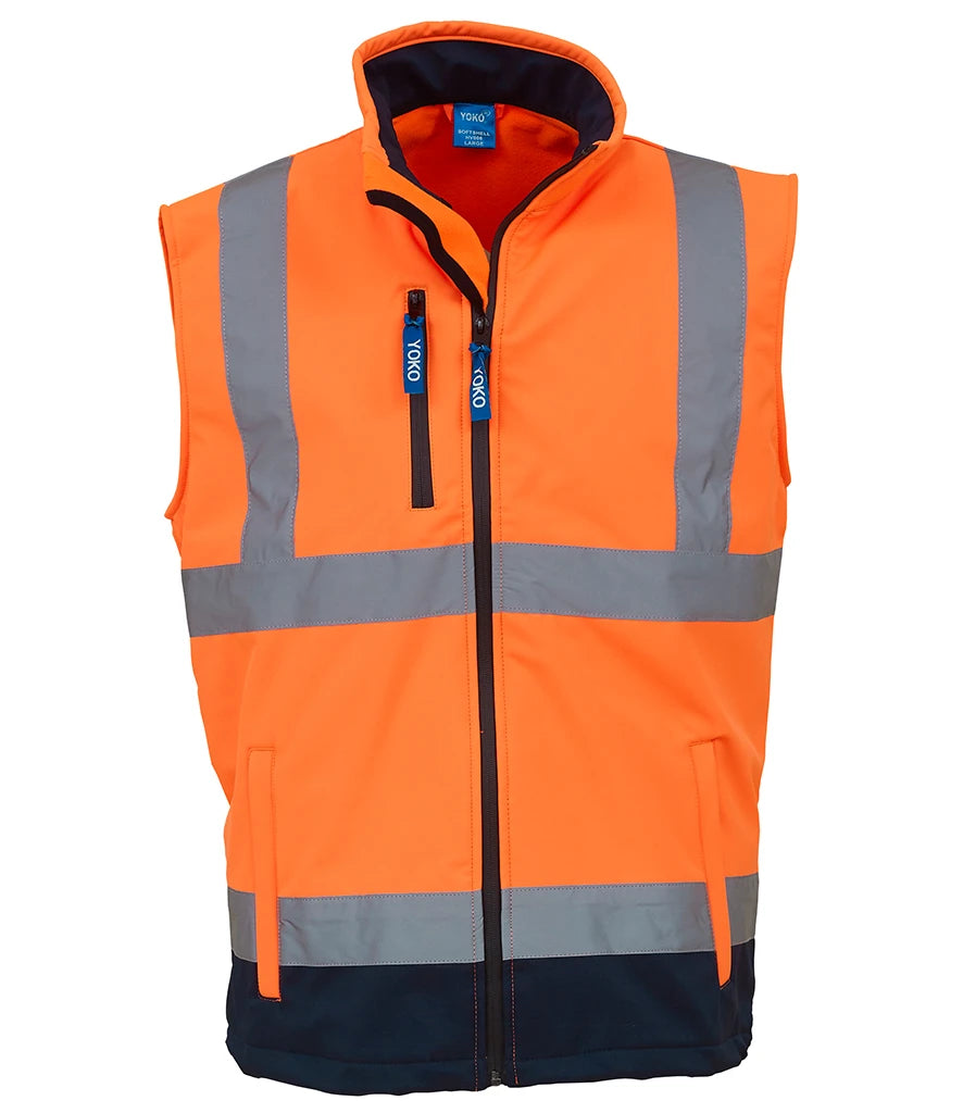 Yoko Hi-Vis YK207 Soft Shell Gilet