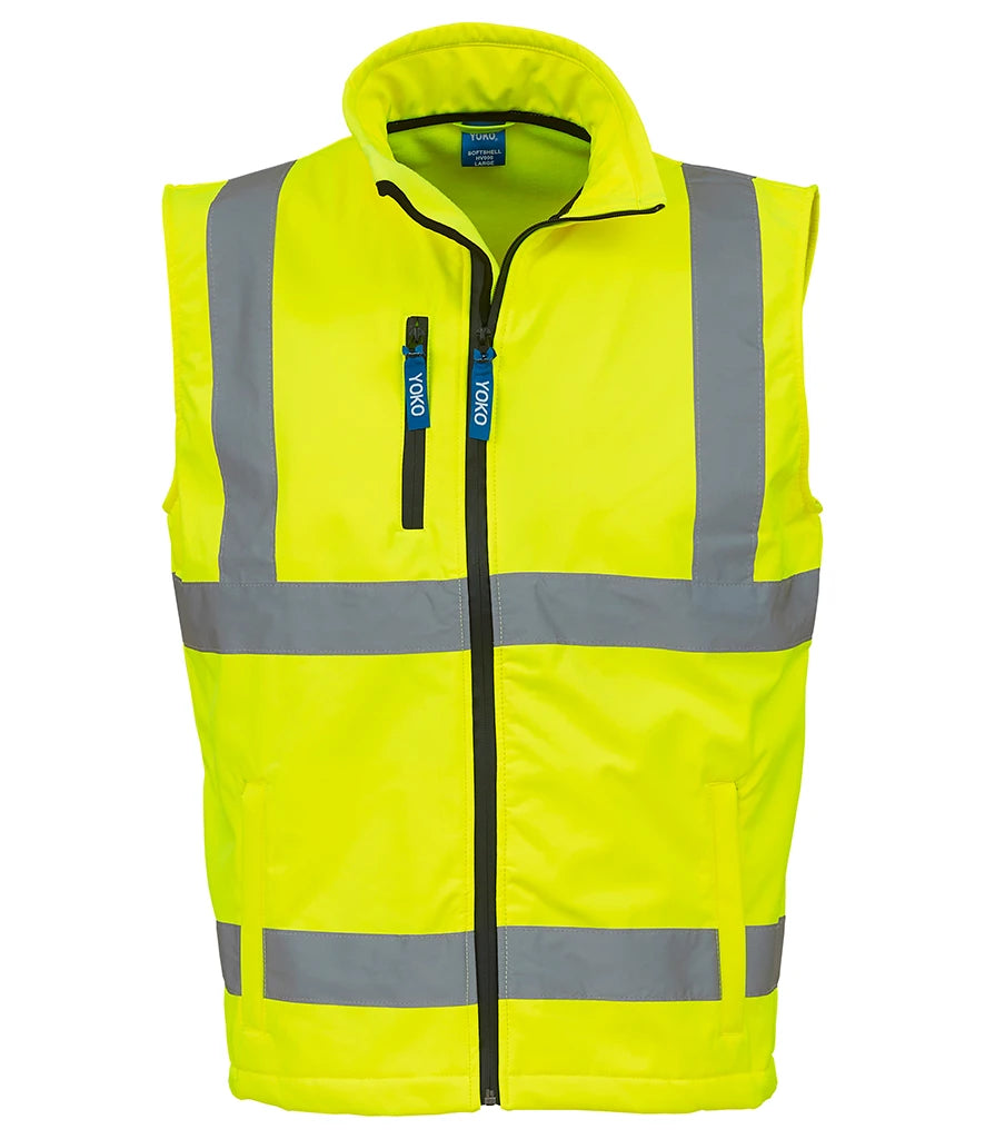 Yoko Hi-Vis YK207 Soft Shell Gilet