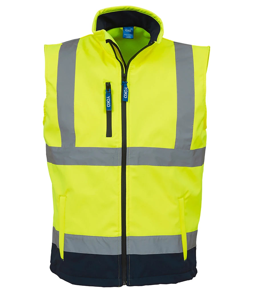 Yoko Hi-Vis YK207 Soft Shell Gilet