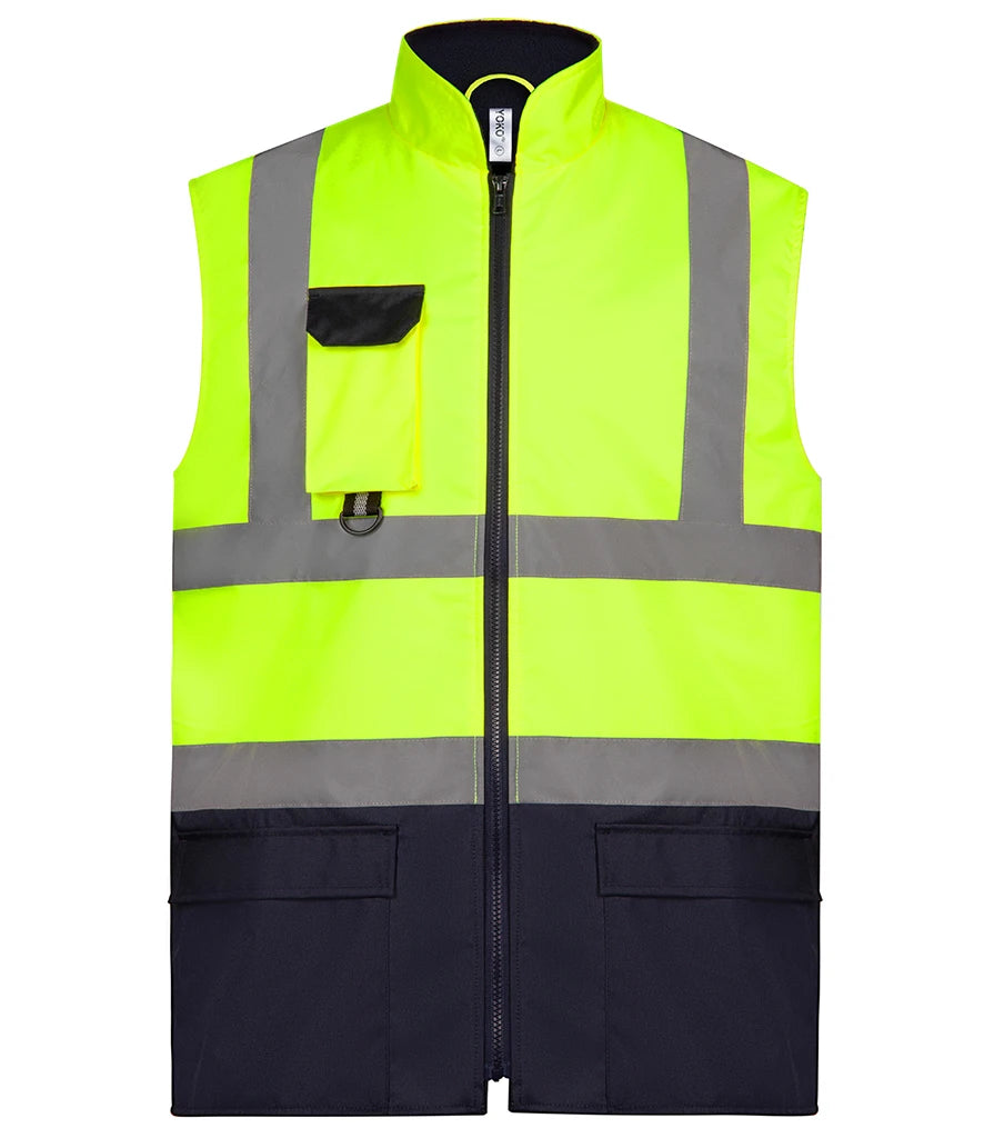 Yoko Hi-Vis YK215 Two Tone Bodywarmer