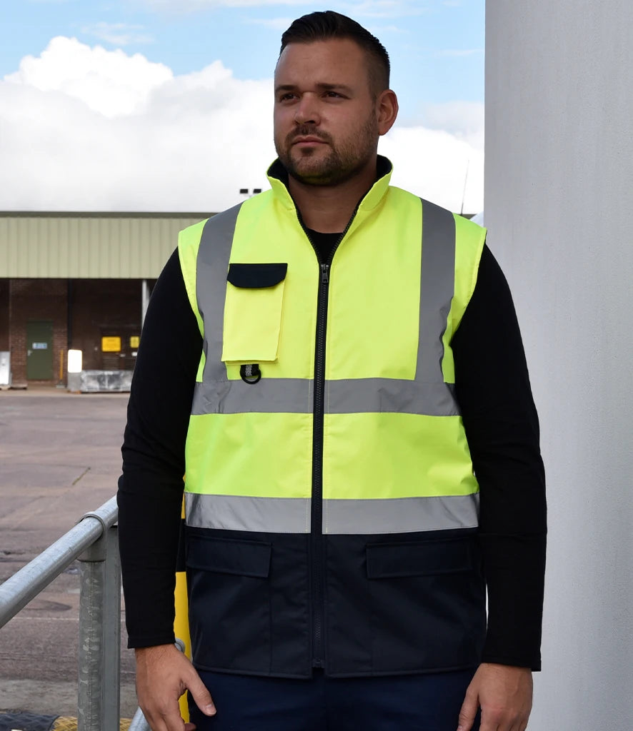 Yoko Hi-Vis YK215 Two Tone Bodywarmer