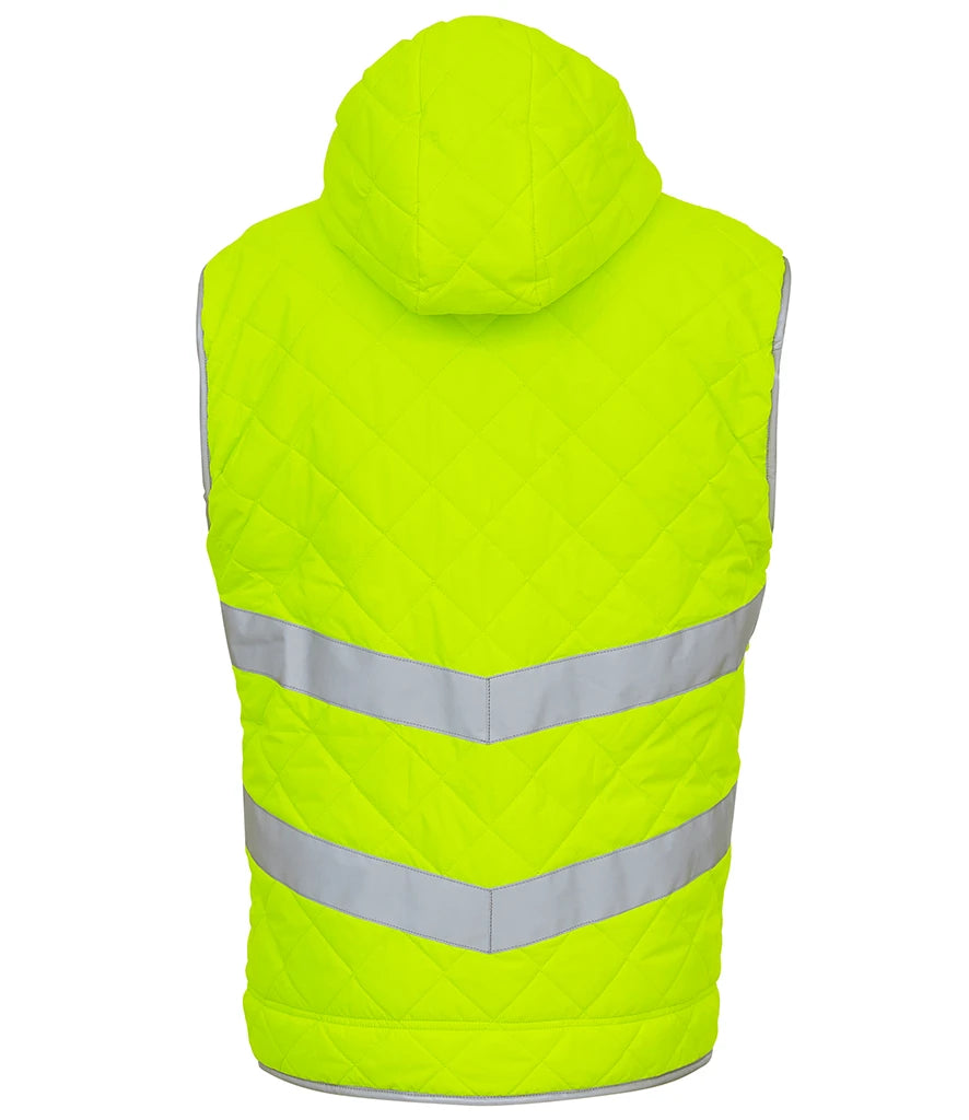 Yoko Hi-Vis YK216 Kensington Hooded Gilet