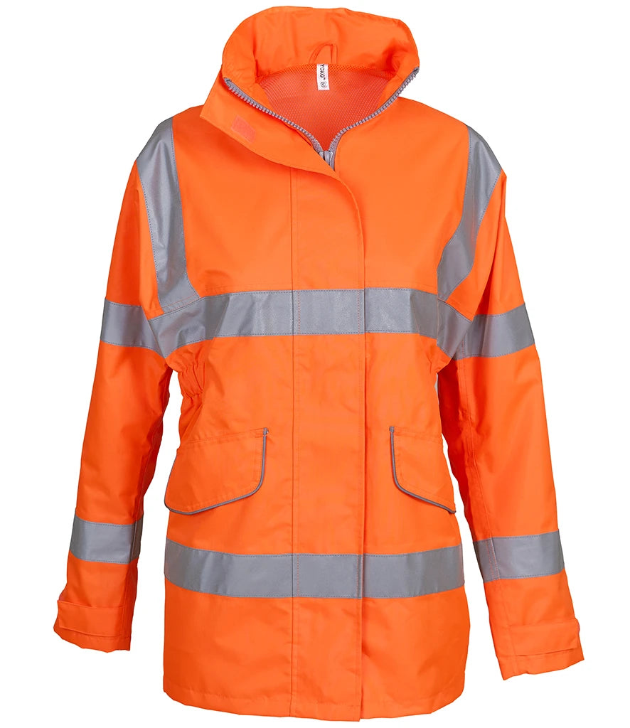 Yoko Ladies Hi-Vis Executive YK218 Jacket