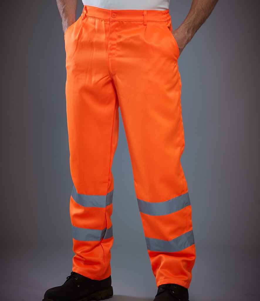 Yoko Hi-Vis YK300 Poly/Cotton Work Trousers