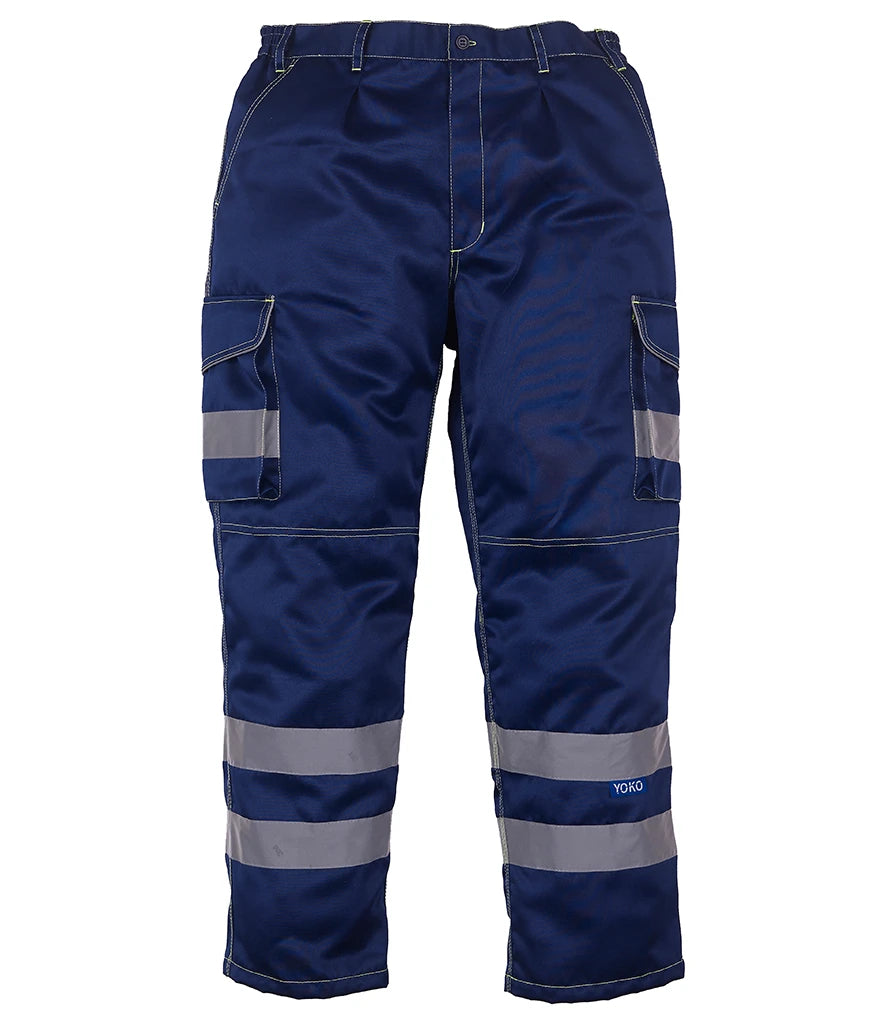 Yoko Hi-Vis YK301 Cargo Trousers